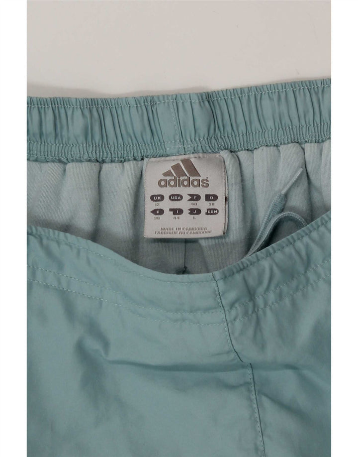 Pantaloni de vânt pentru femei Adidas UK 12 Poliester albastru mediu