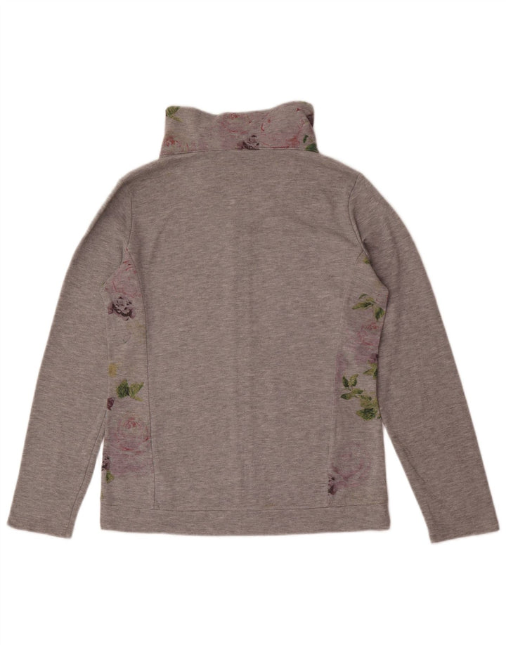 Jachetă de trening pentru femei Champion UK 14, bumbac floral, gri mediu
