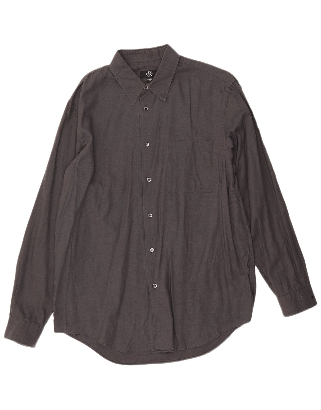 Cămașă pentru bărbați Calvin Klein Mărimea 41 Bumbac Gri mediu
