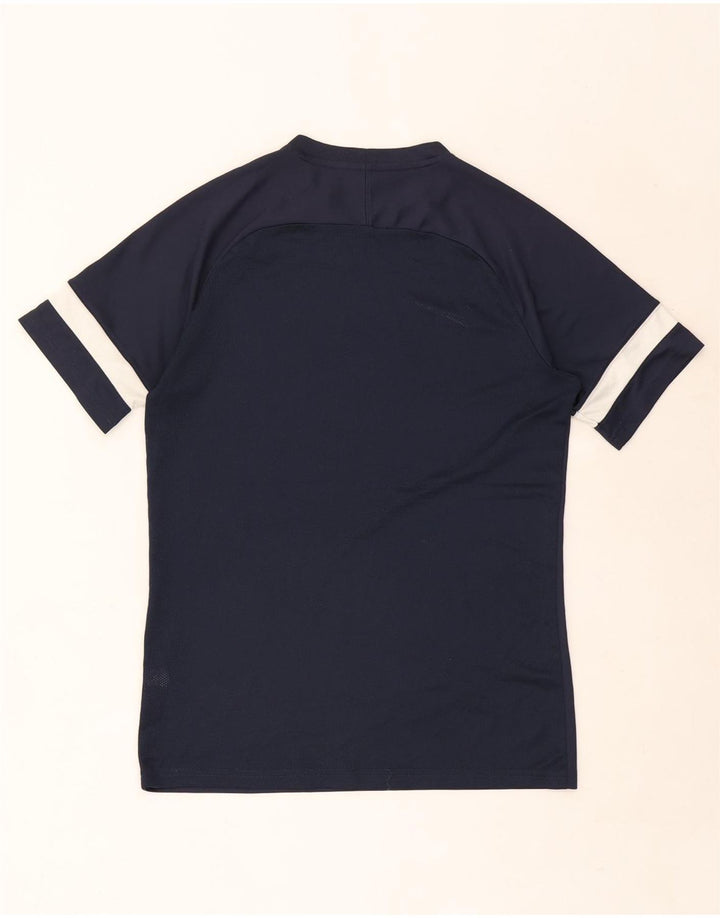 Tricou pentru bărbați Nike Dri Fit Top Mediu Bleumarin Colorblock