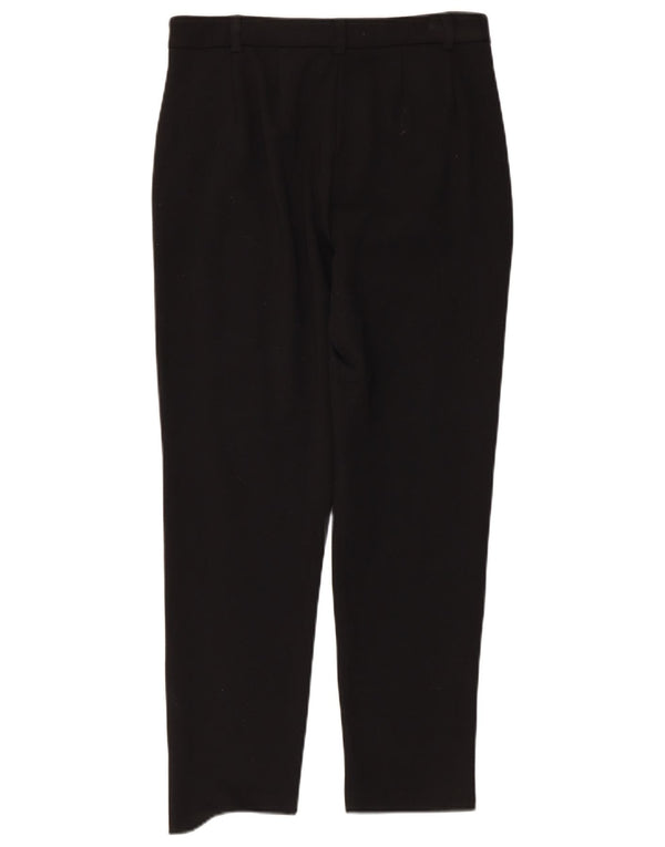 Pantaloni casual drepti pentru femei Marks & Spencer UK 10 Small W30 L25 Negru