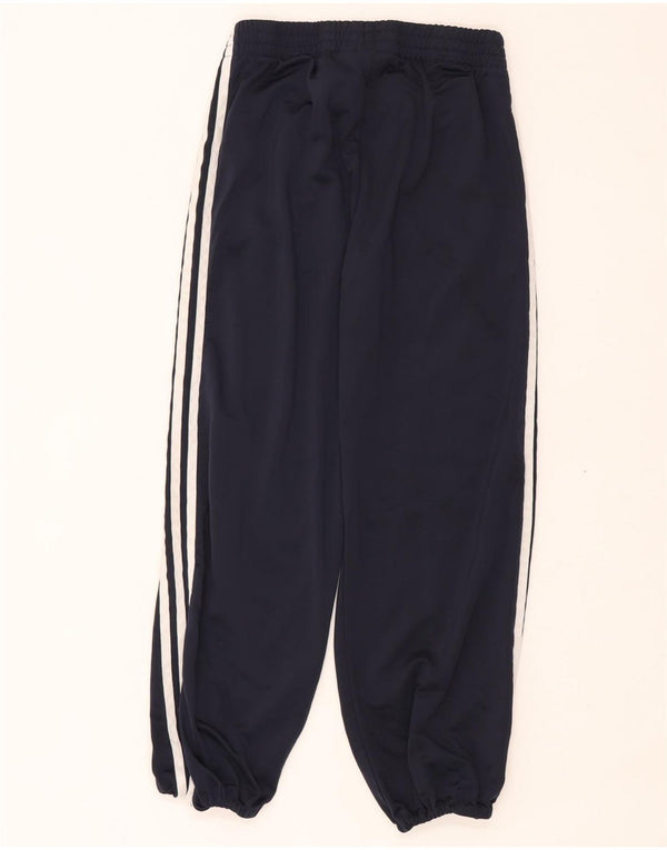Pantaloni de trening Adidas pentru femei Joggeri UK 10 Poliester bleumarin mic