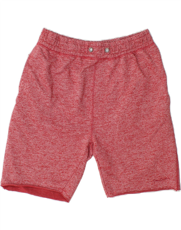 PIERRE CARDIN Mens Sport Shorts 2XL  Red Flecked Polyester Vintage Pierre Cardin and Second-Hand Pierre Cardin from Messina Hembry 