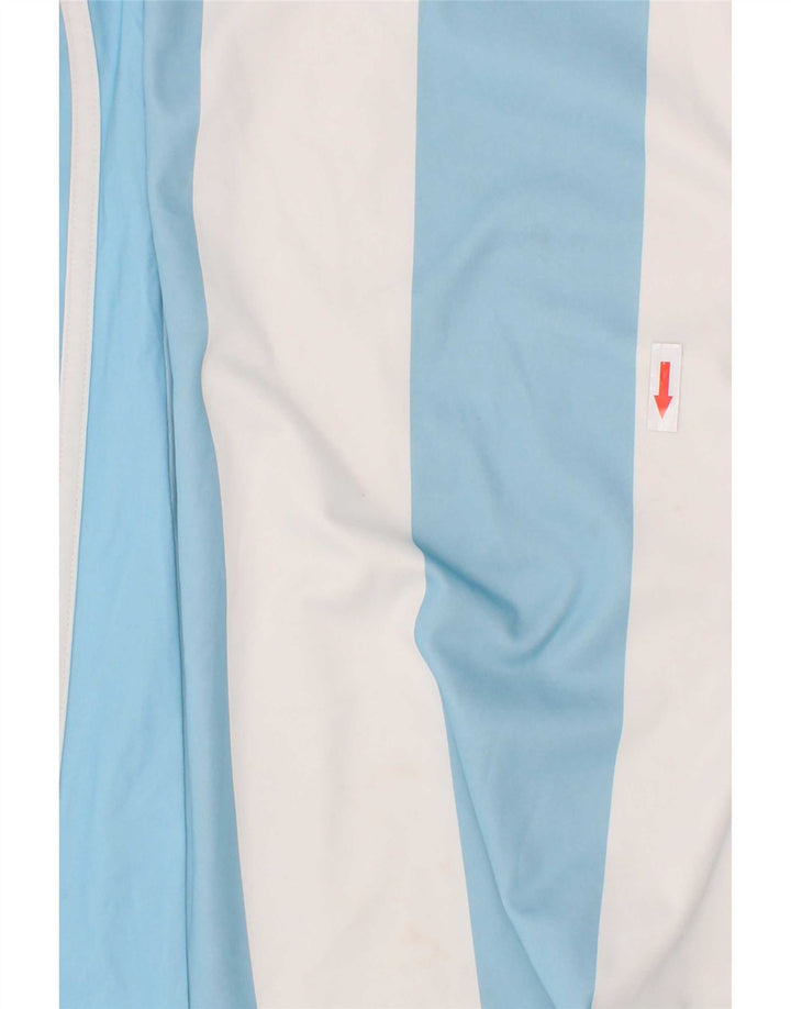 Tricou Adidas Climacool pentru baieti Top 13-14 ani poliester cu dungi albastre