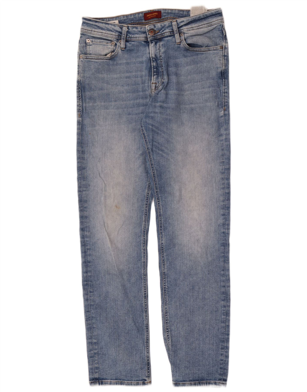 Blugi Jack & Jones Clark Slim pentru bărbați W33 L34, bumbac albastru