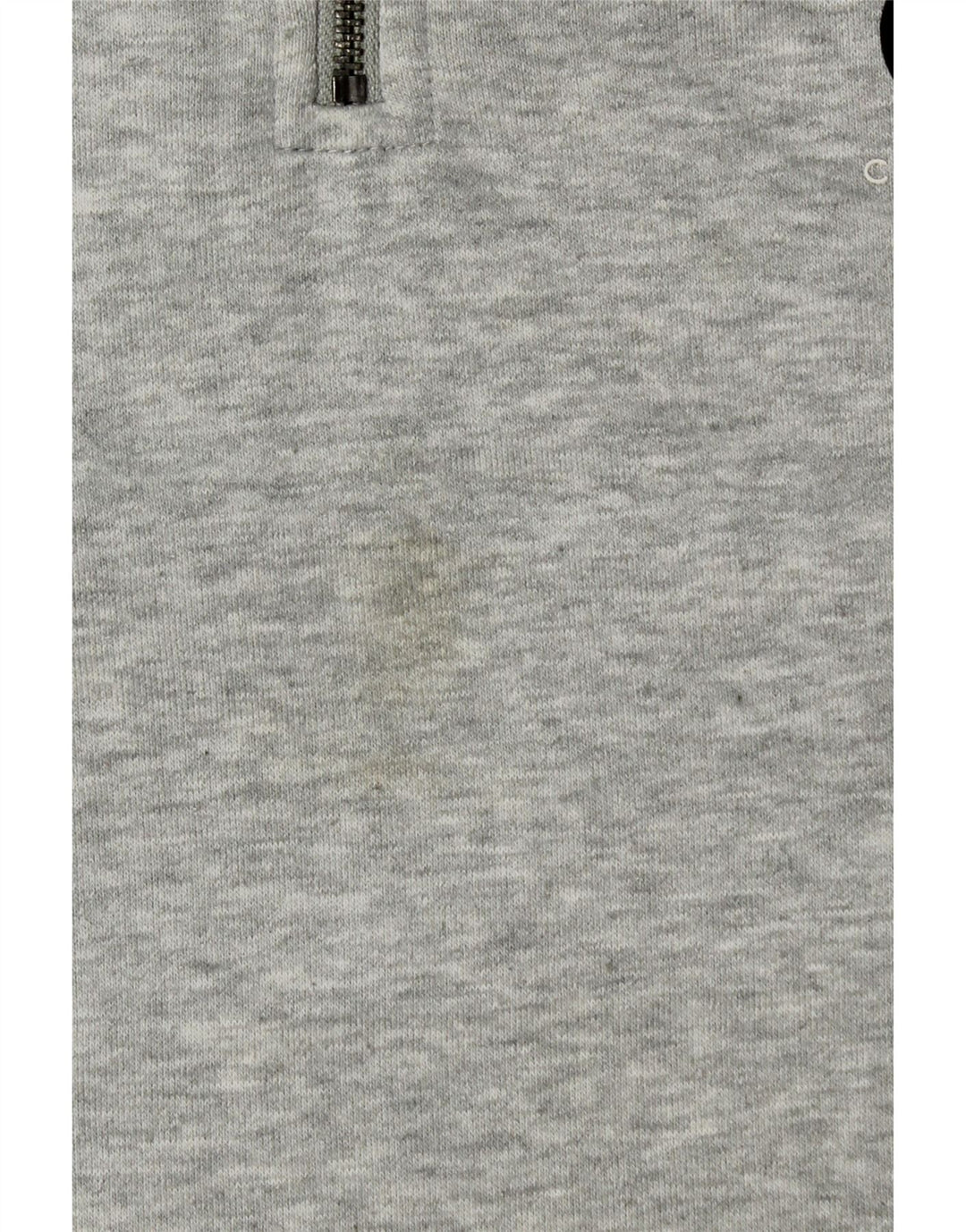 CALVIN KLEIN JEANS Hanorac pentru bărbați, cu fermoar, cu gât, pulover, gri mediu