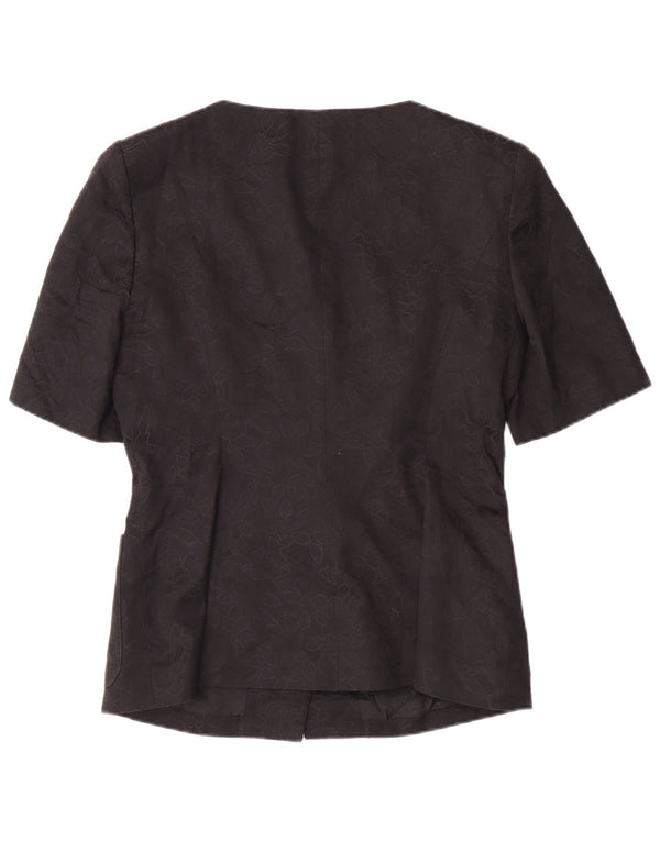 GUY LAROCHE Jachetă cu mânecă scurtă pentru femei EU 42 Large Black Classic