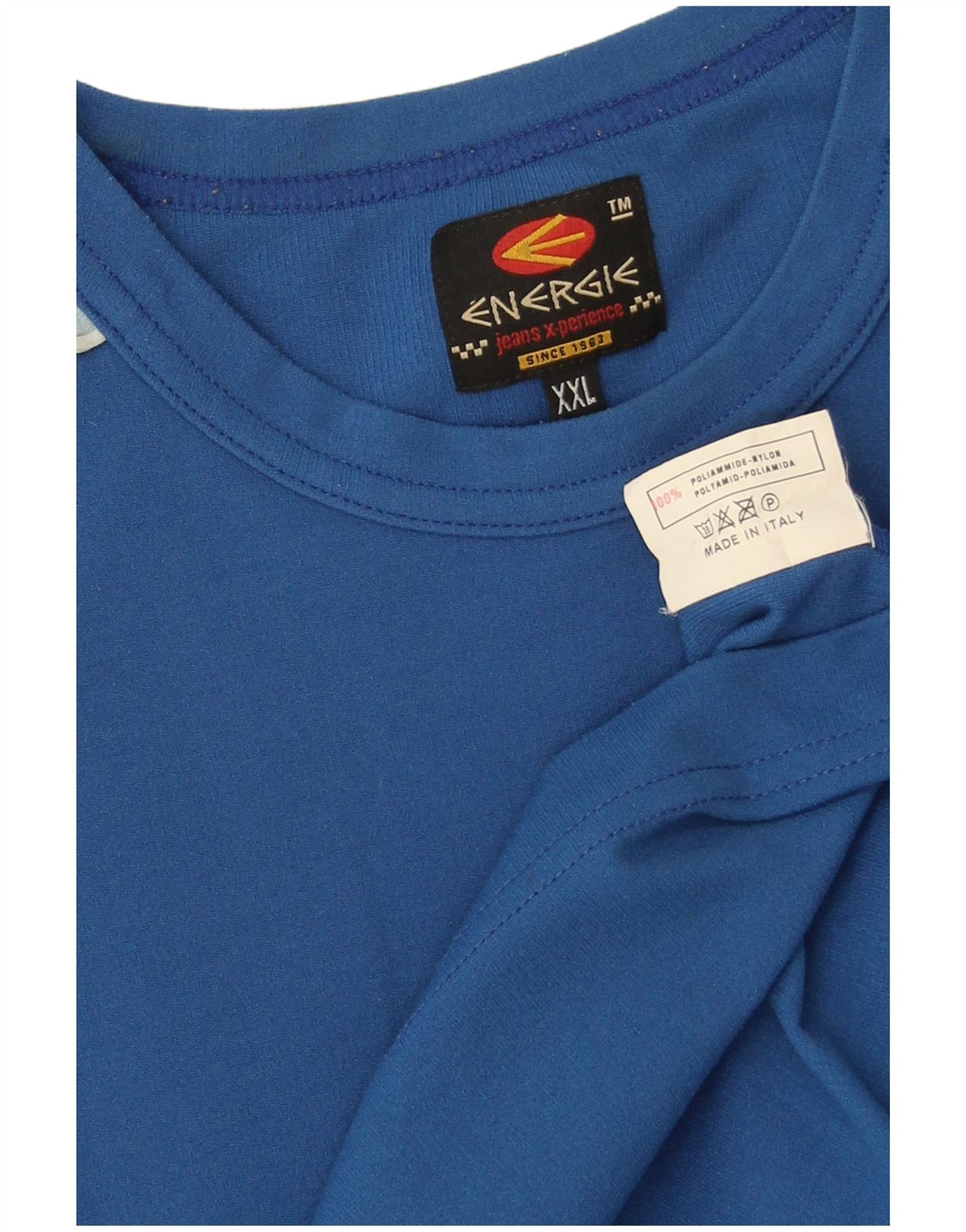 Tricou pentru bărbați Energie Top 2XL, albastru, poliamidă color bloc