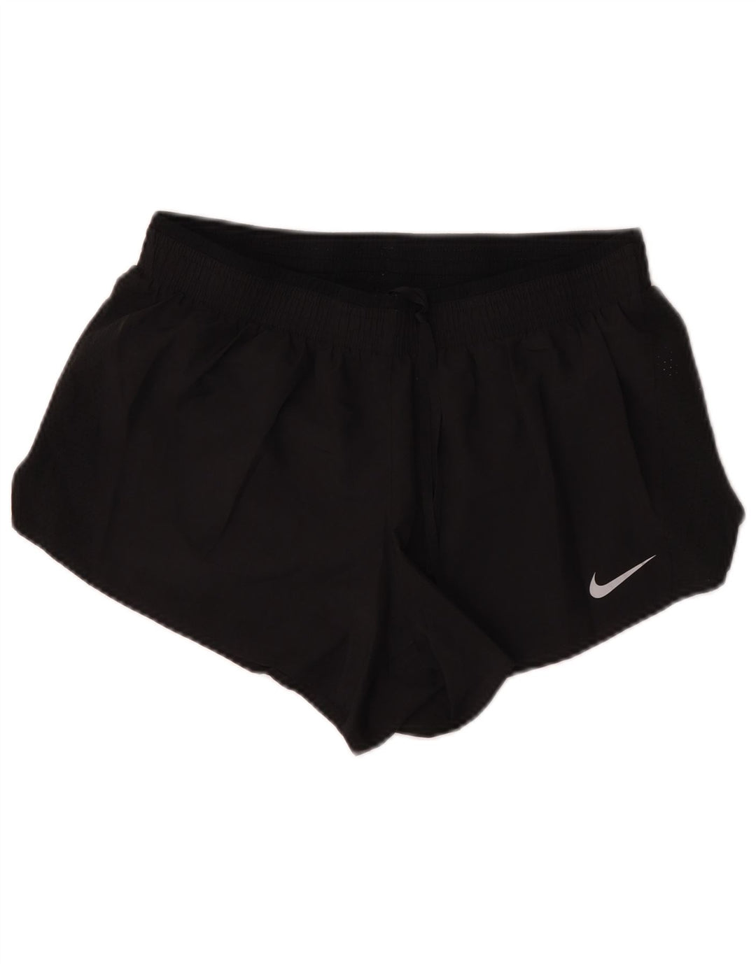 Pantaloni scurți sport Nike Dri Fit pentru femei UK 16, mari, negru, poliester