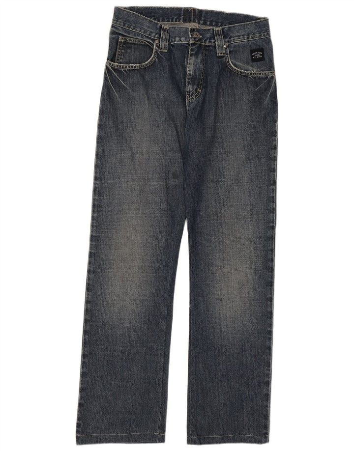 Blugi drepti pentru femei Calvin Klein W33 L30 Bumbac albastru