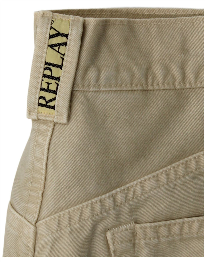 REPLAY Pantaloni casual conici pentru bărbați L31 L30 Bumbac kaki