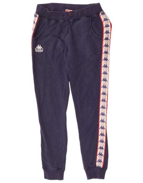 Pantaloni de trening cu grafică pentru bărbați Kappa Pantaloni de jogging mici, bleumarin, color block
