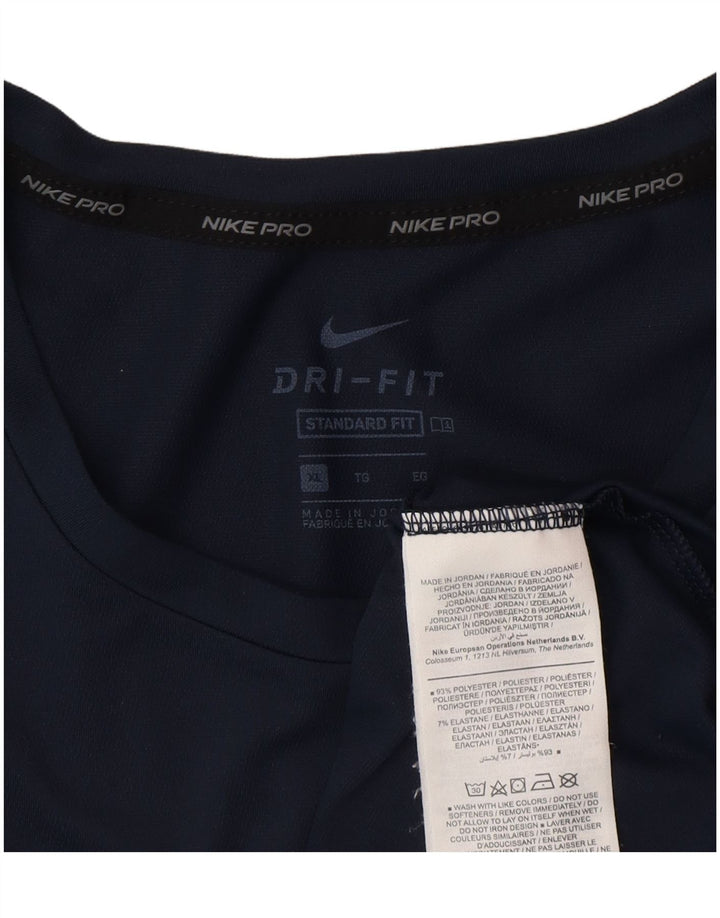 Tricou Nike Dri Fit Standard Fit Top XL Bleumarin Poliester