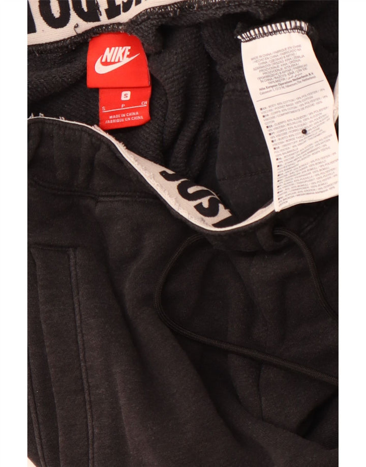 Pantaloni de trening pentru femei NIKE Joggeri UK 8 Bumbac negru mic