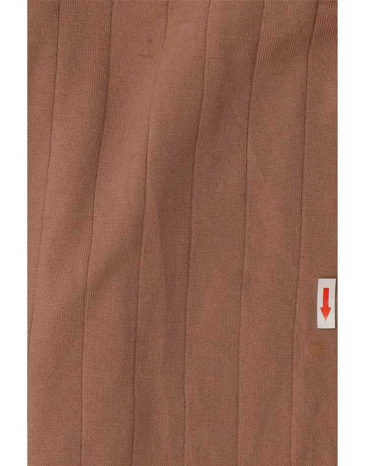 Pulover cardigan Roberto Cavalli pentru femei UK 12 Medium Brown Mohair