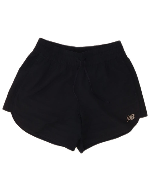 Pantaloni scurți sport New Balance pentru femei UK 10 Small, bleumarin, poliester