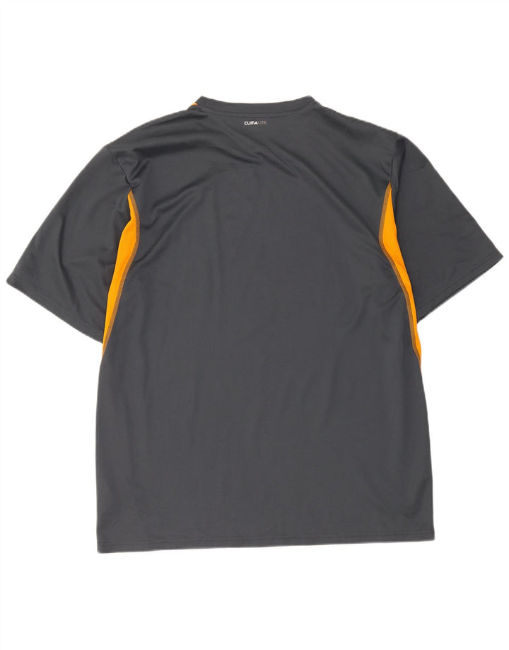 Tricou Adidas Climalite pentru bărbați Top XL Gri poliester color bloc