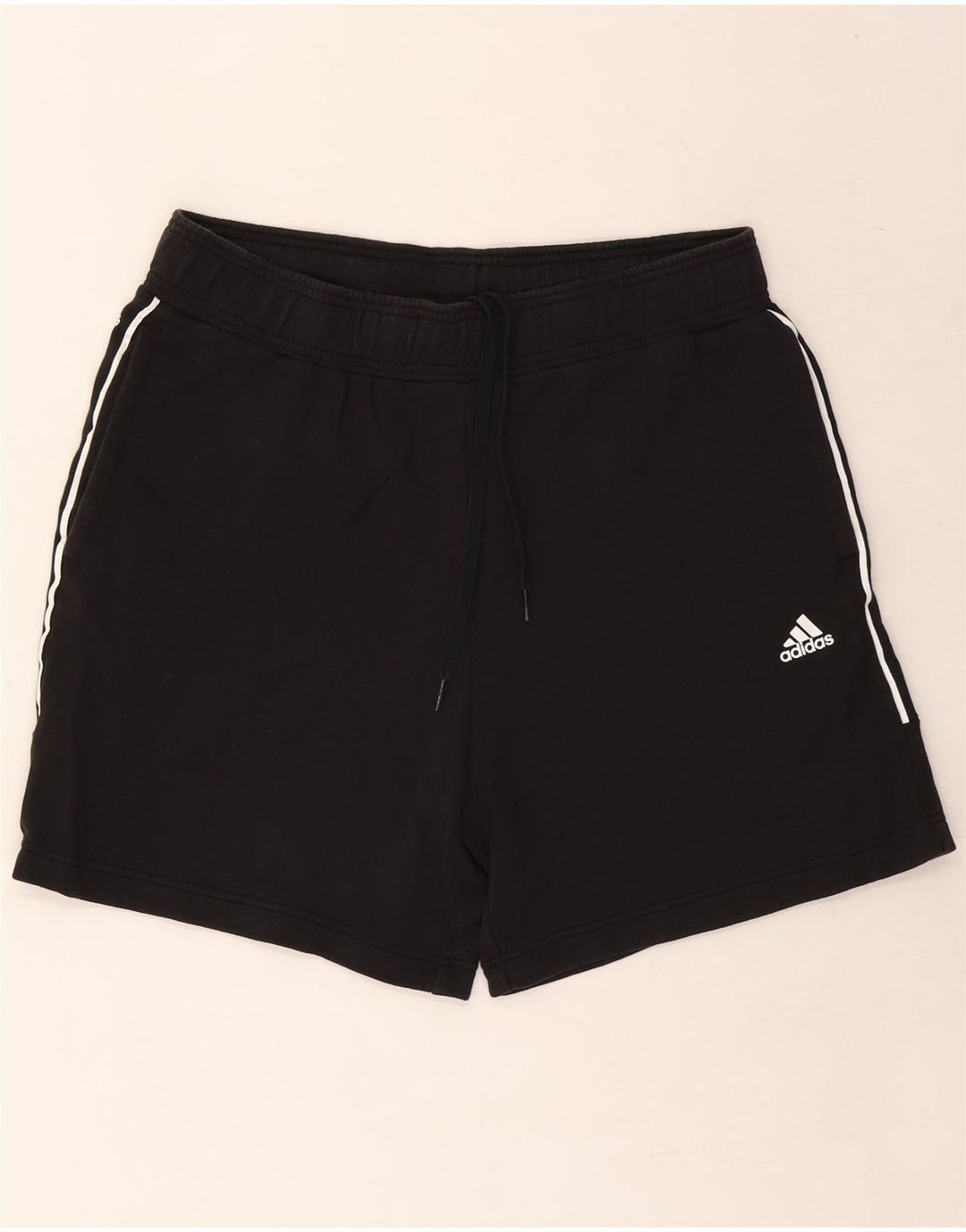 Pantaloni scurți sport grafic ADIDAS XL bumbac negru
