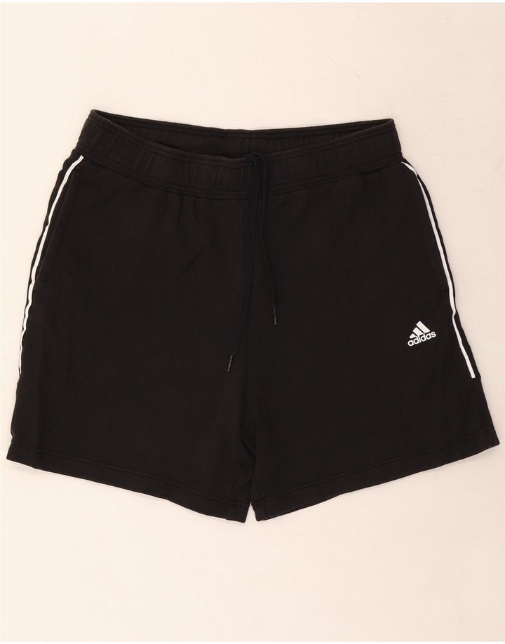 Pantaloni scurți sport grafic ADIDAS XL bumbac negru
