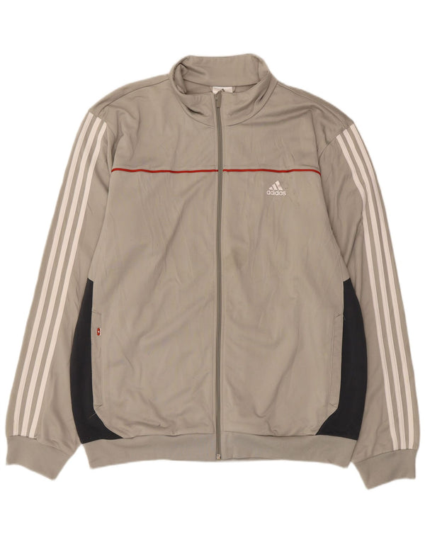 Jachetă de trening pentru bărbați Adidas, XL, gri, poliester color bloc