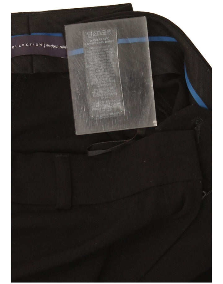 Pantaloni chino subțiri pentru femei Marks & Spencer UK 12 Medium W32 L29 Negru