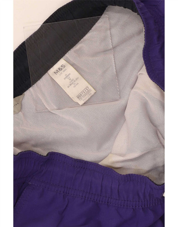 Pantaloni scurți de înot pentru bărbați Marks & Spencer Poliester violet mediu