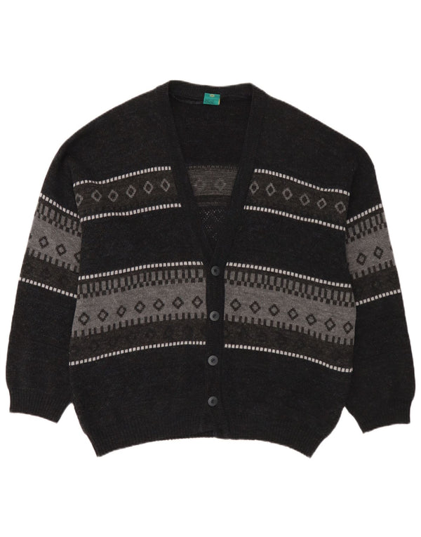 Pulover cardigan pentru bărbați C&A Canda, mare, bleumarin, acrilic Fair Isle