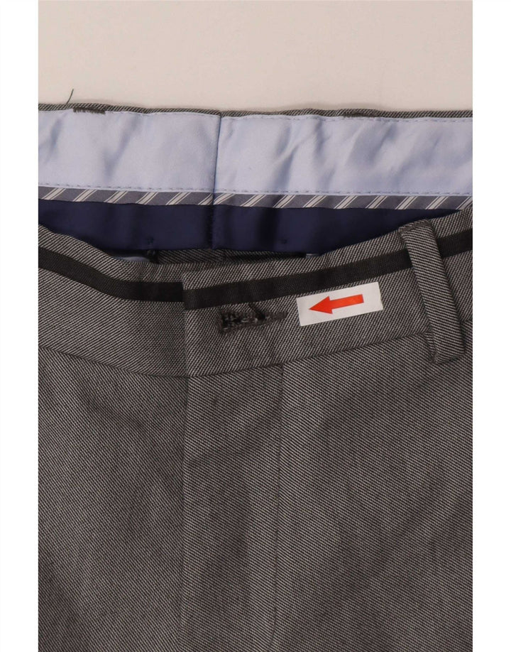Pantaloni chino slim pentru bărbați Zara EU 38 Mediu L30 L33 Poliester gri