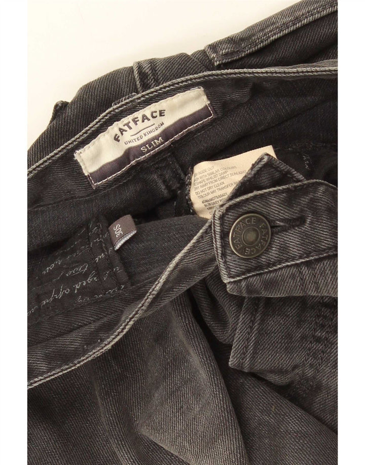 Fat Face blugi slim pentru bărbați W30 L28 bumbac gri