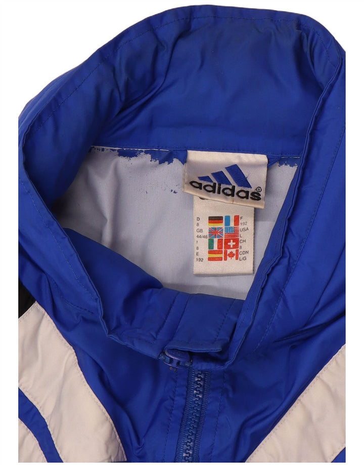 Jachetă de ploaie Adidas pentru bărbați Marea Britanie 44/46, mare, albastru, poliamidă color bloc