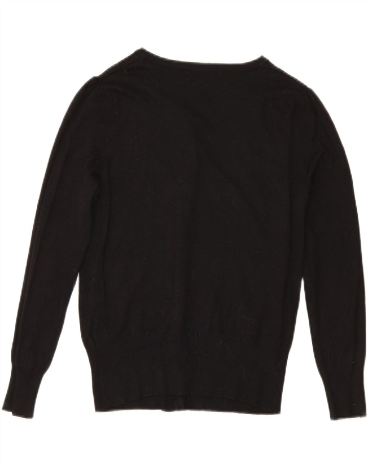 Pulover cardigan pentru femei Marks & Spencer UK 10 Small Black Viscose