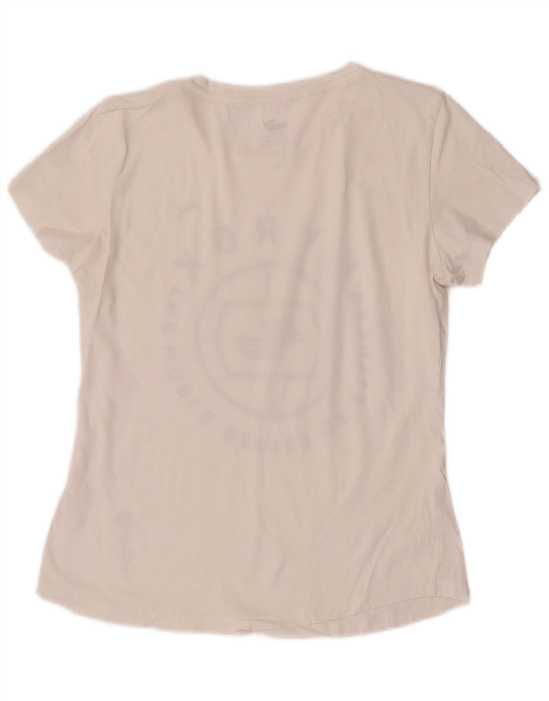 Tricou grafic Puma pentru femei Top UK 12 Medium White