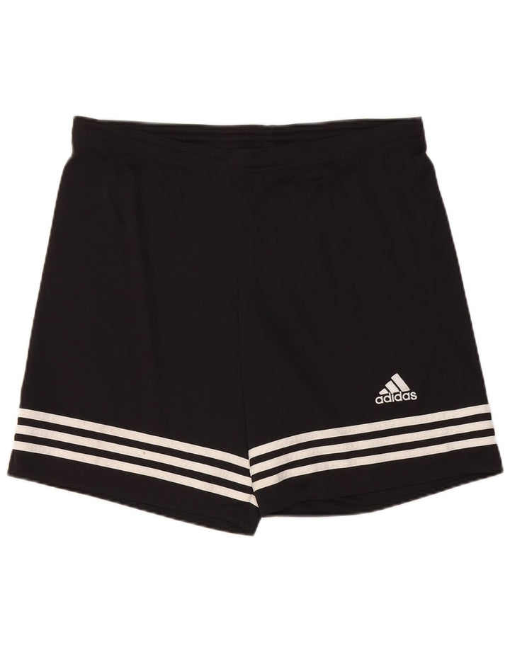 Pantaloni scurți sport pentru bărbați Adidas Climalite, poliester mediu negru
