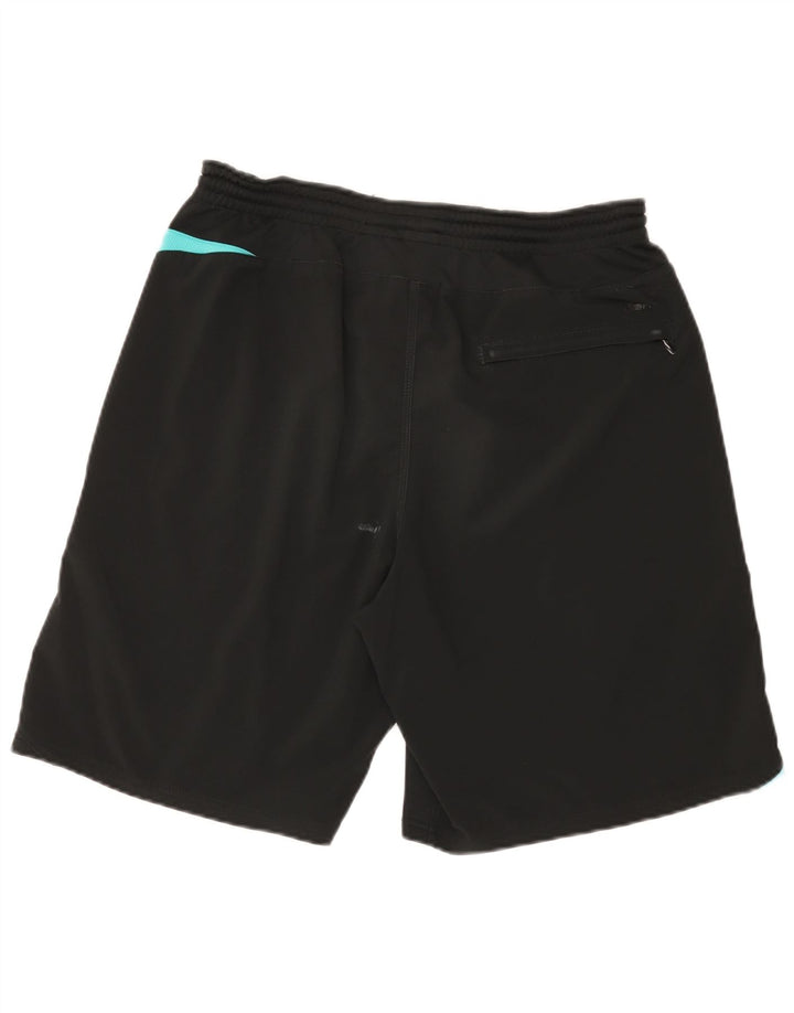 Pantaloni scurți sport Nike pentru bărbați, mari, negru, poliester color bloc