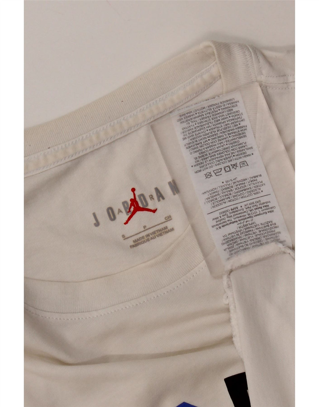 Tricou grafic Jordan pentru bărbați Top mic Bumbac alb