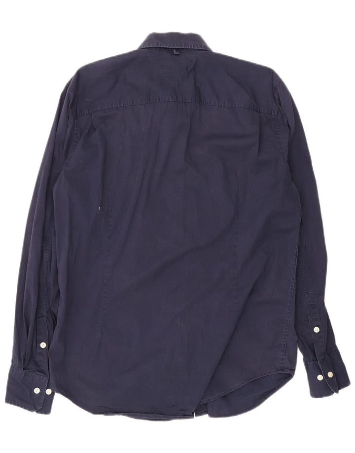 Cămașă pentru bărbați Tommy Hilfiger XL, bumbac bleumarin