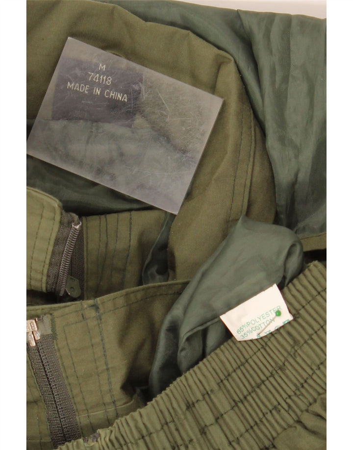 VINTAGE Jachetă cu glugă pentru bărbați, UK 38 Poliester kaki mediu