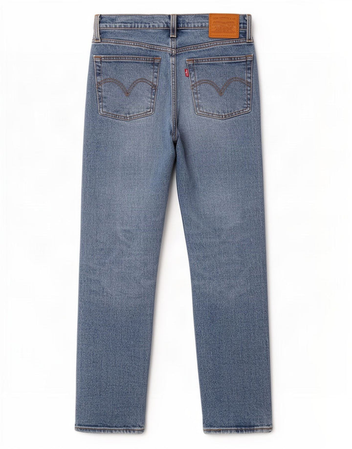 Blugi Levi's Wedgie Straight pentru femei W25 L27 Bumbac albastru