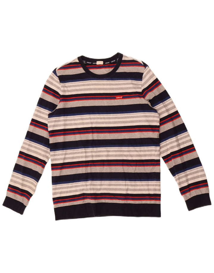 Pulover Levi's pentru bărbați, cu dungi mici, multicolore