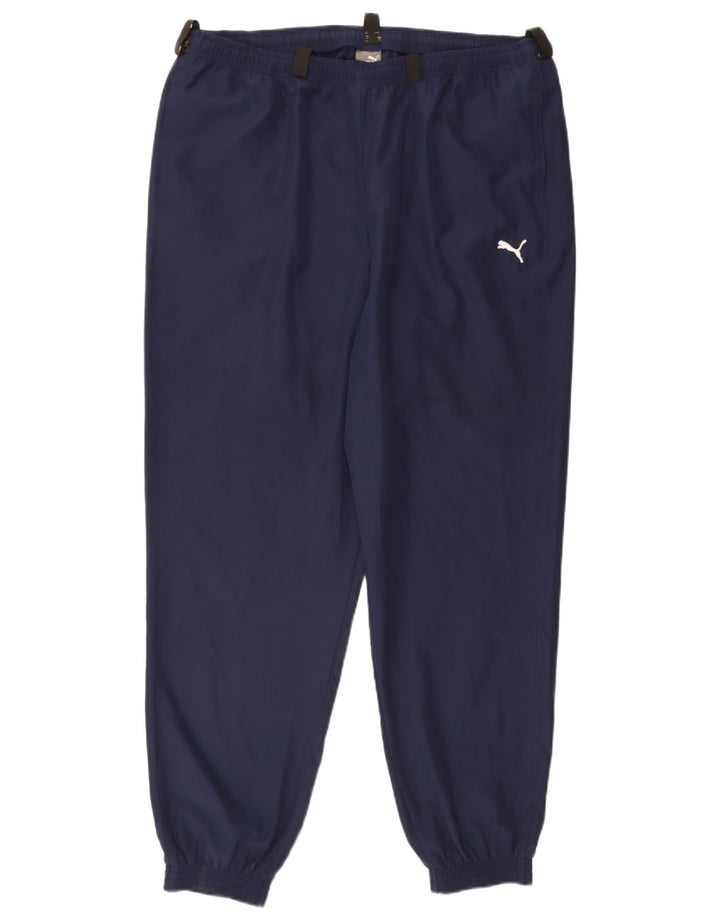 Pantaloni de trening pentru bărbați Puma Pantaloni de jogging 2XL poliester bleumarin