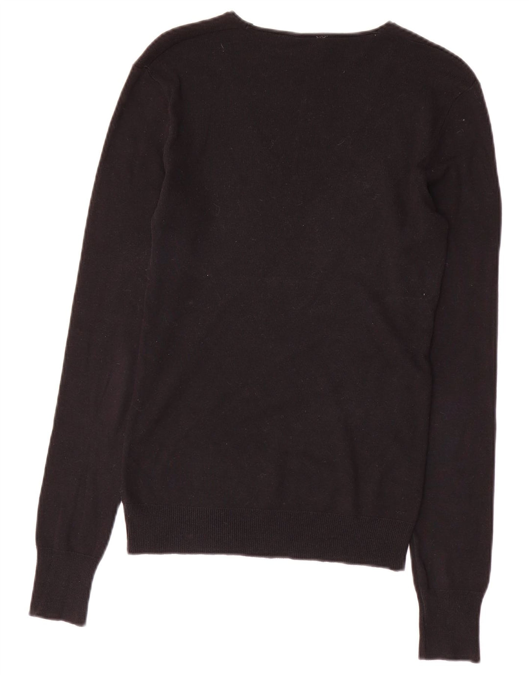Pulover pentru femei cu decolteu în V BENETTON UK 10 Mic Negru