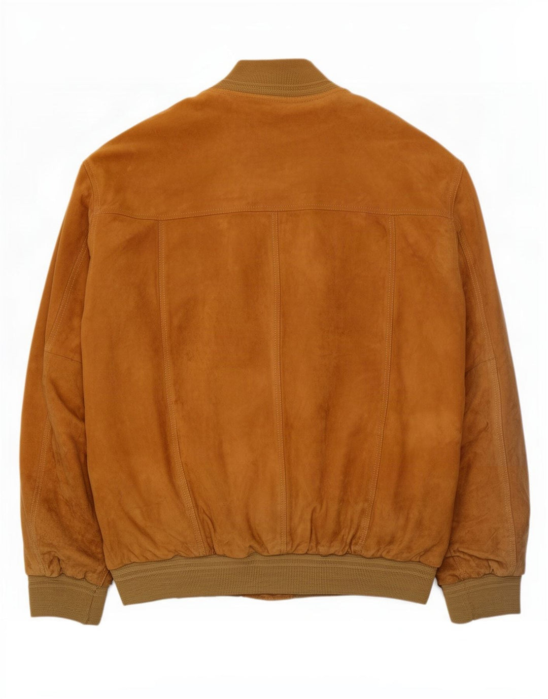 Jachetă Bomber Vintage pentru bărbați din piele intoarsa IT 62 6XL din piele maro