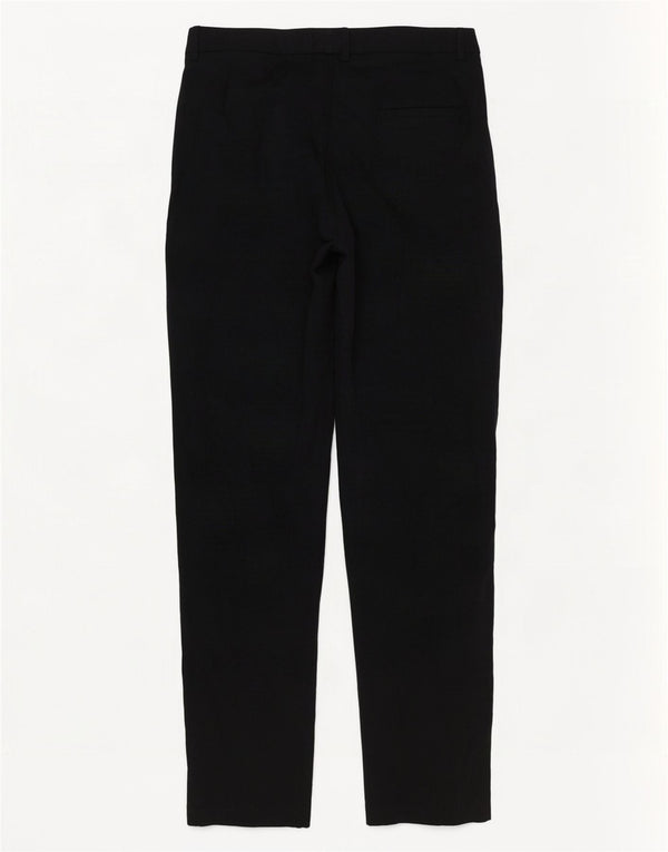 Marks & Spencer Pantaloni casual pentru femei cu talie înaltă UK 12 Medium W32 L32 Negru