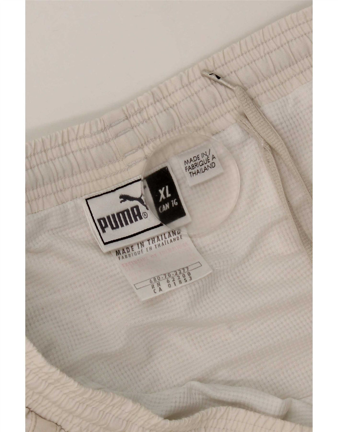 Pantaloni scurți sport pentru bărbați Puma XL, nailon alb