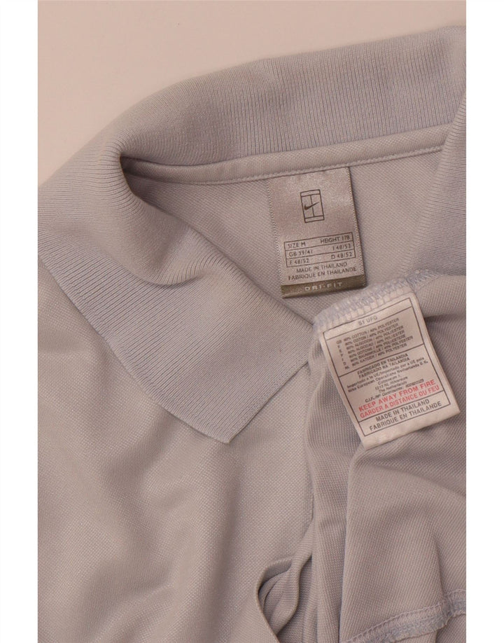 Tricou polo NIKE pentru bărbați UK 39/41, bumbac albastru mediu