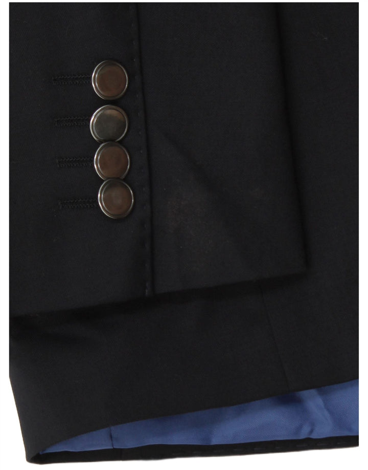 Jachetă pentru bărbați Marks & Spencer cu 2 nasturi, UK 42 XL, poliester bleumarin