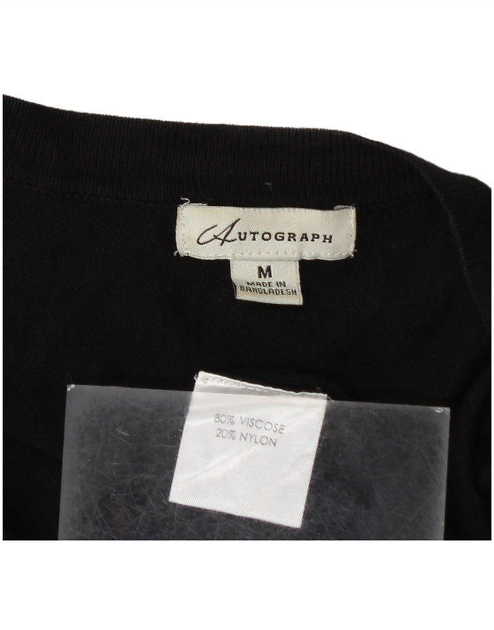 Pulover cardigan cu paragate pentru femei Marks & Spencer UK 14 Medium Black