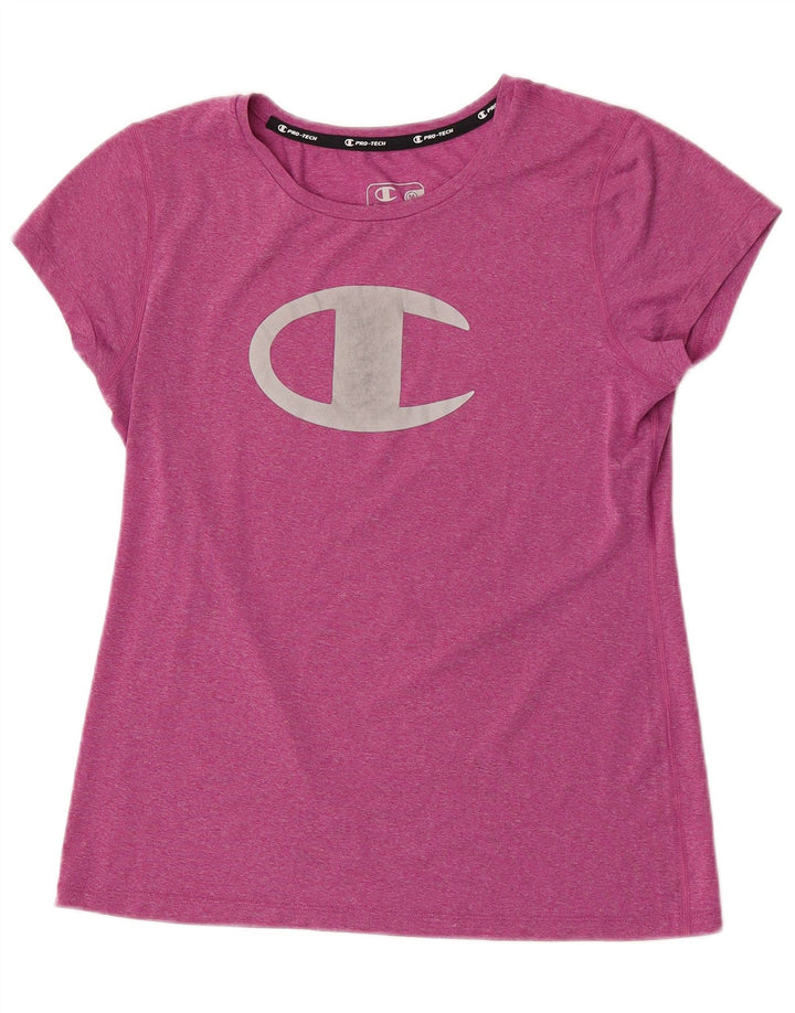 Tricou grafic Champion pentru femei Top UK 12 Medium Pink