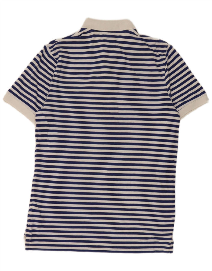 Tricou polo Nike pentru bărbați Inter Milan, bumbac cu dungi, albastru bleumarin mediu