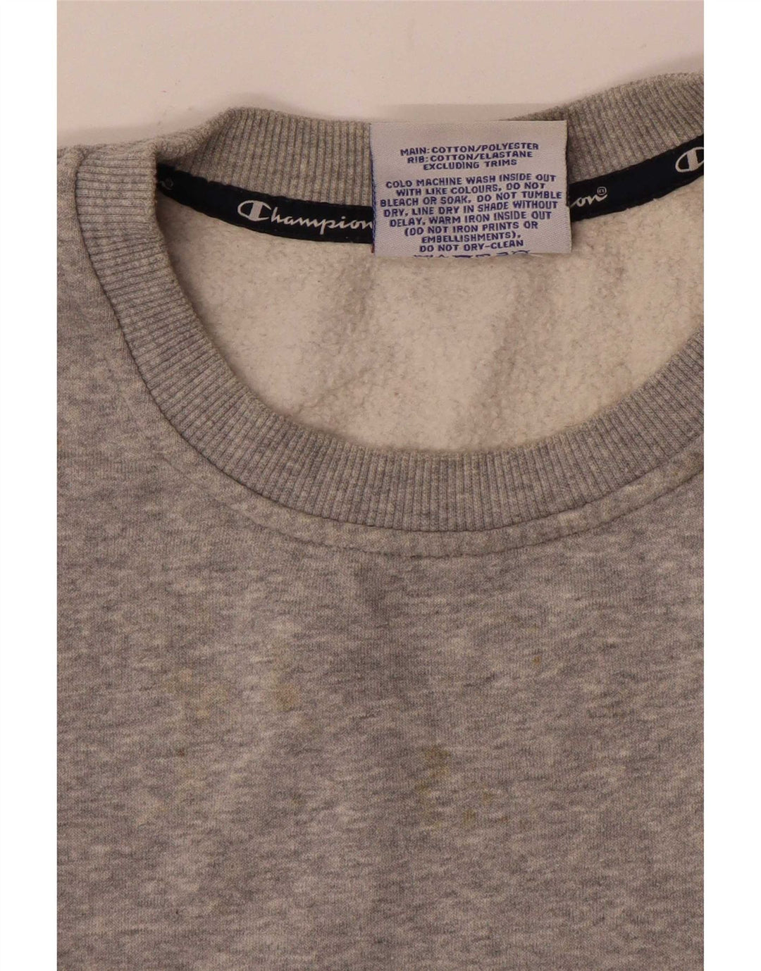 Pulover pentru femei Champion Crop Graphic Pulover UK 14 Medium Gri Flecked